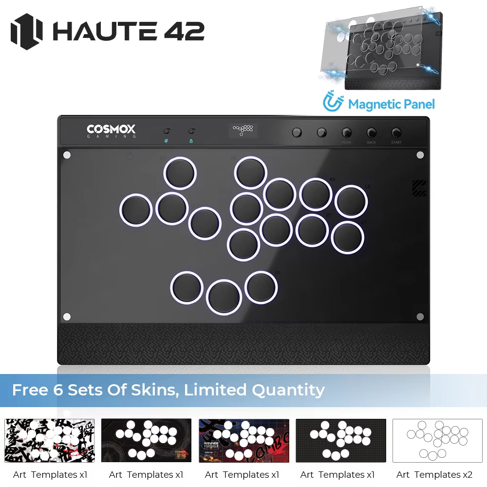 Haute42 Magnetic Hitbox Leverless Controller Button Rim Arcade ...
