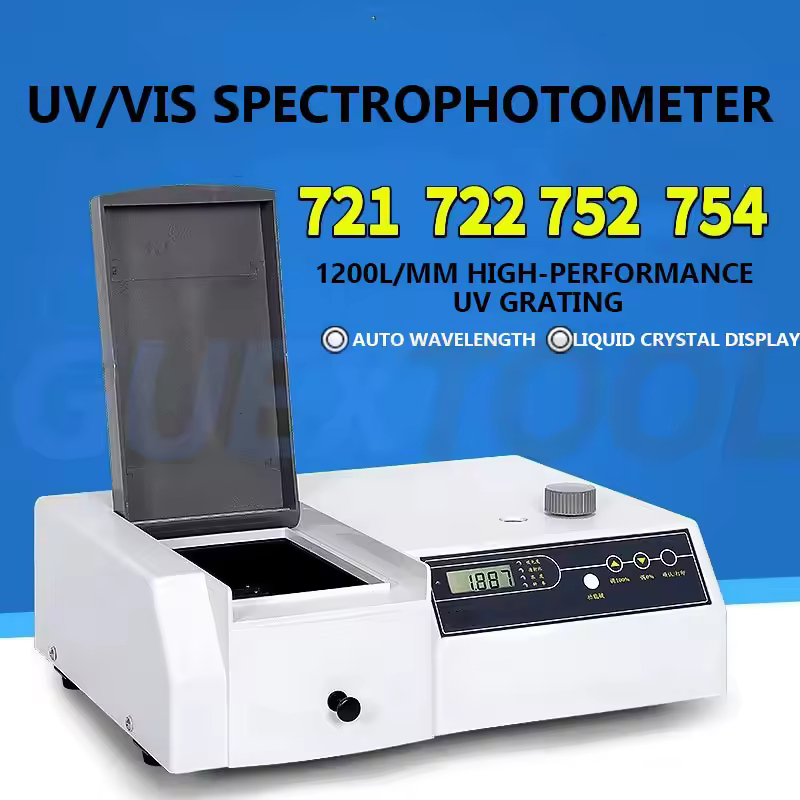 721 Lab VIS Spectrophotometer Equipment 200-1000nm Spectral Bandwidth ...