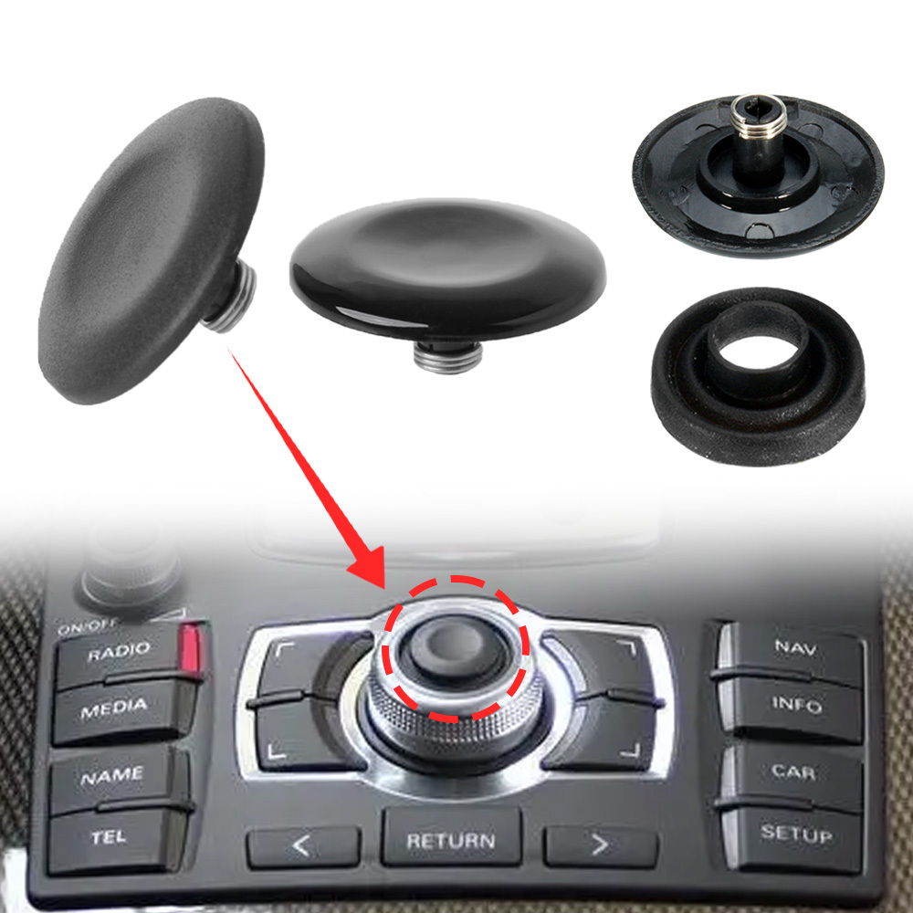 MMI Knob Joystick Button Navigation Cap Cover Center Button Repair Kit ...