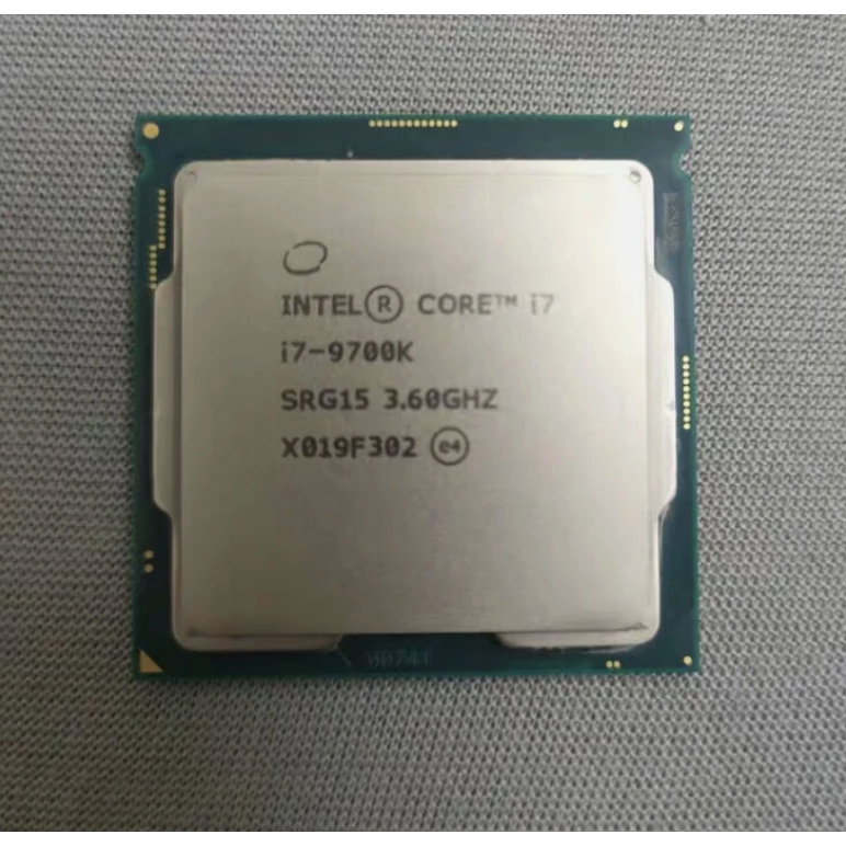 Intel Core i7-9700K CPU Processor LGA 1151 3.6 Ghz 95W 8 Cores 8 ...