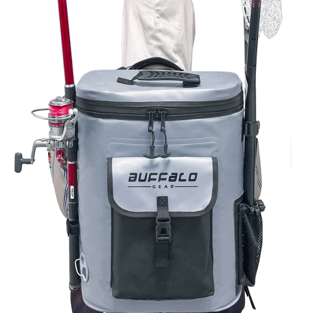 Buffalo Gear Fish Cooler Backpack, 20L 30L Leakproof Fish Kill Bag