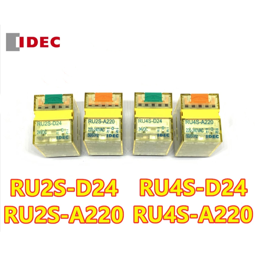 IDEC Intermediate Relay RU2S-D24 A220 A110 A24 RU4S-A220 D24 D110 RU4S ...
