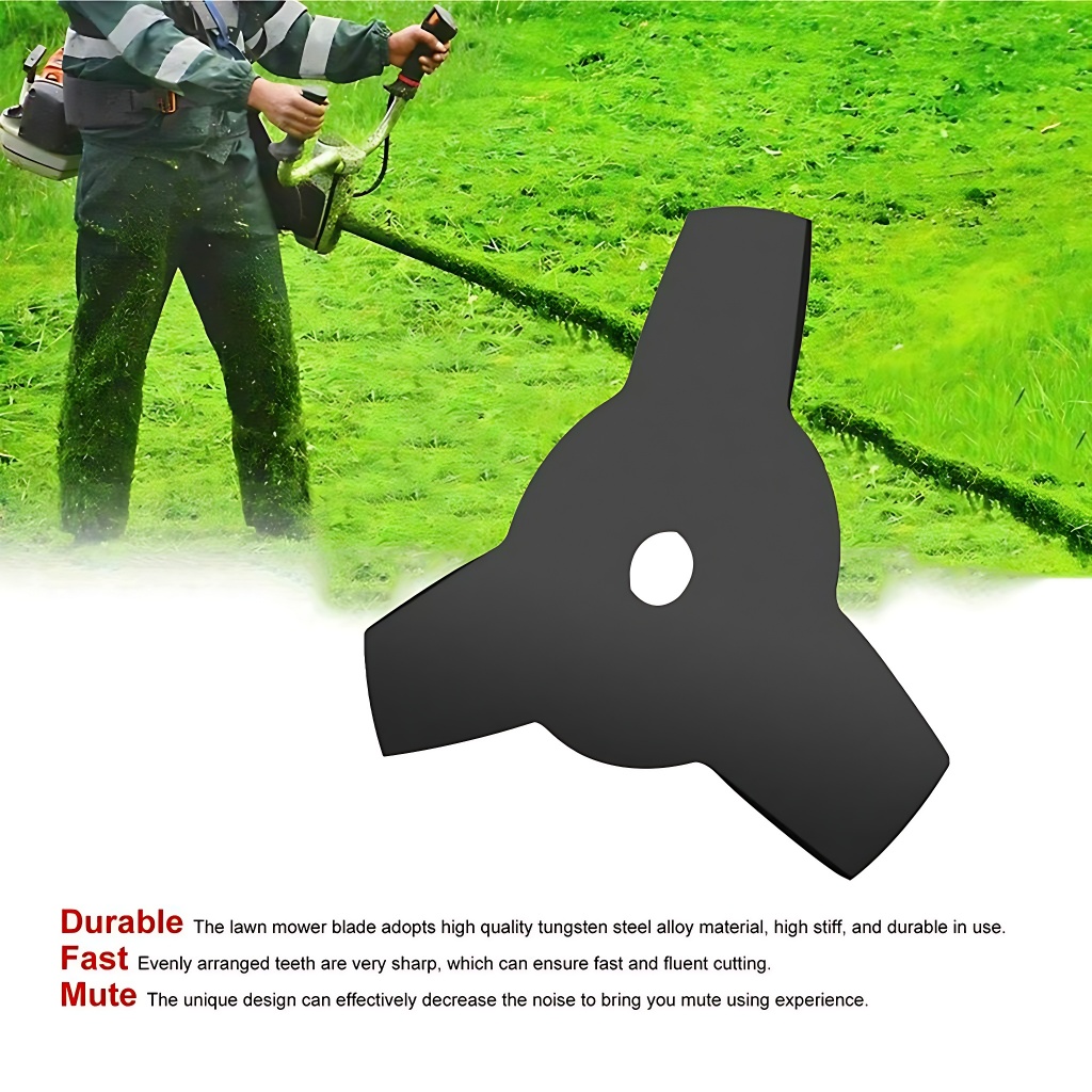 3T X 9 Inch Brush Cutter Blade Lawn Mower Blade Metal Blade Brush ...