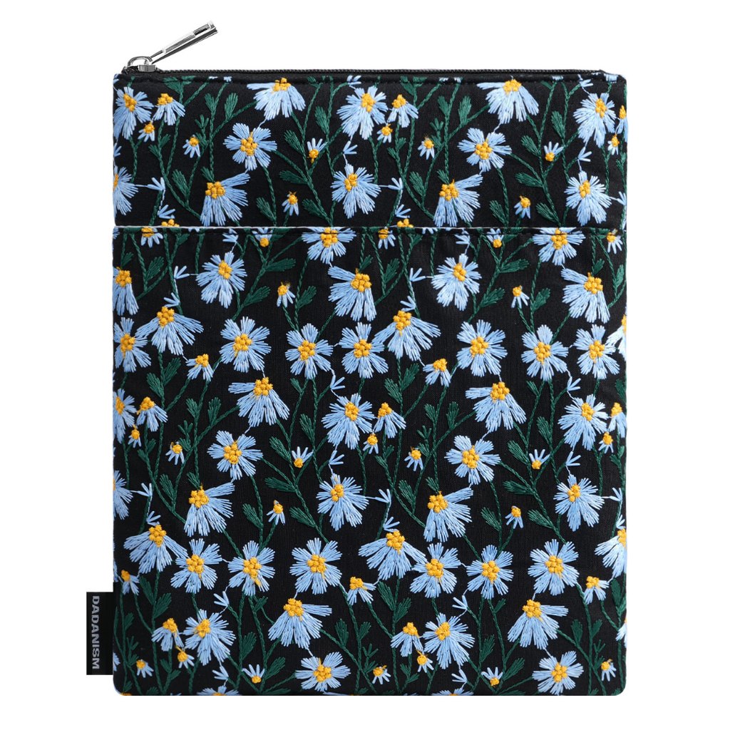 Dadanism 9-11 Inch Tablet Embroidered Daisy Padded Sleeve for iPad (A16 ...