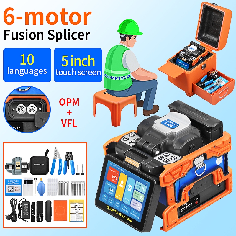 COMPTYCO A-88S Automatic Fiber fusion splicer machine 10 languages with ...