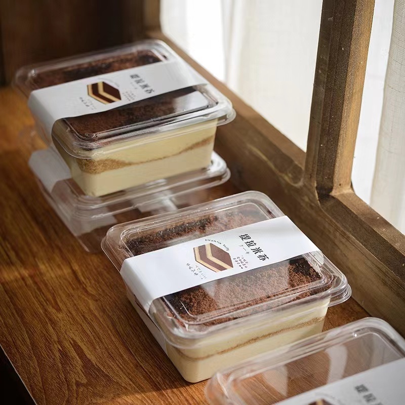 Yogurt Box with Lid Food Grade pet Influencer Ice Cream Box Dessert ...