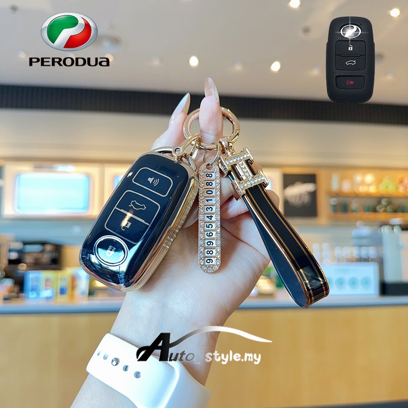 Perodua Axia/Myvi/Alza/Ativa Key Case Perodua Axia Key Cover Sarung ...