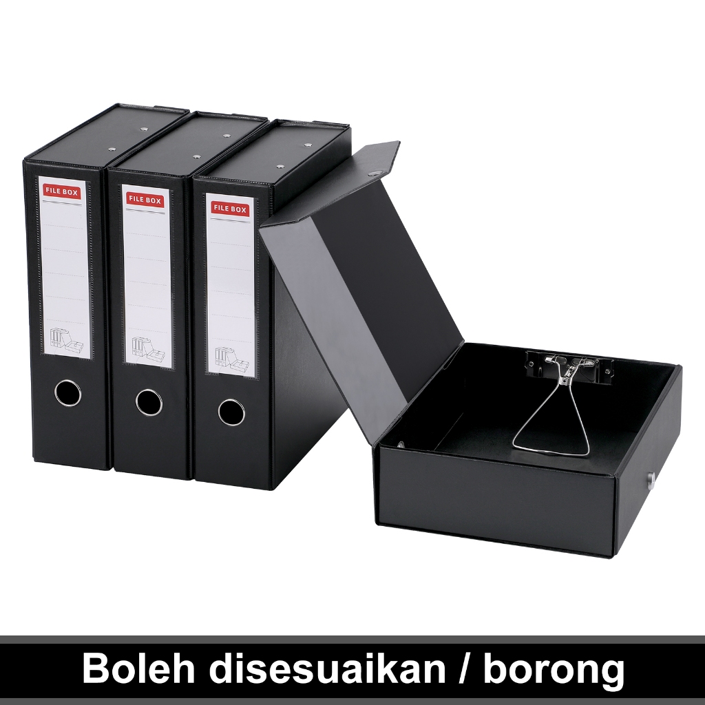 A4 fail kotak arkib plastik dengan klip 88mm PVC folder arkib folder ...