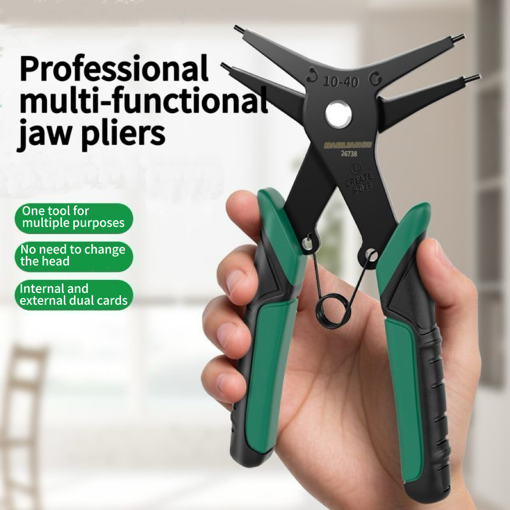 Dual-purpose locking pliers, multi-functional external and internal ...