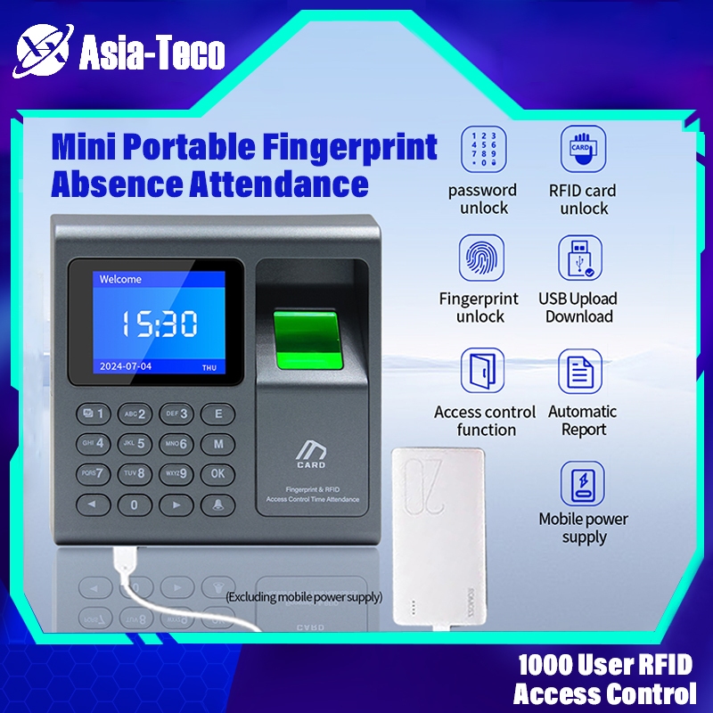 Protable Biometric Fingerprint Scanner RFID Access Control System USB ...