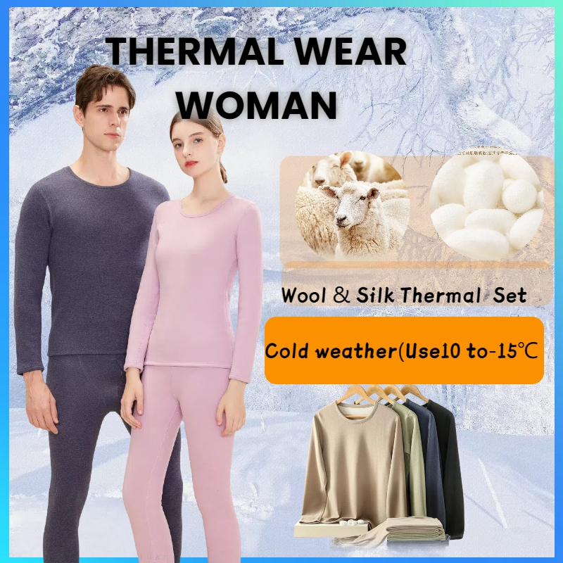 蚕丝保暖内衣Thermal Underwear | Ultra Thin but Warm | Anti-Static & Moisture ...