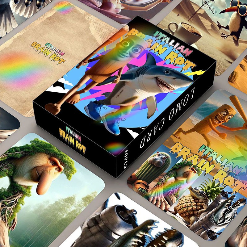 Kit Complet De Cartes à Collectionner Brainrot - 60 Cartes + 32 Stickers, Pour Enfants Et Ados ! - 2