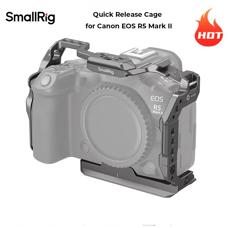 SmallRig HawkLock Quick Release Cage with Arca-Swiss Quick Release ...