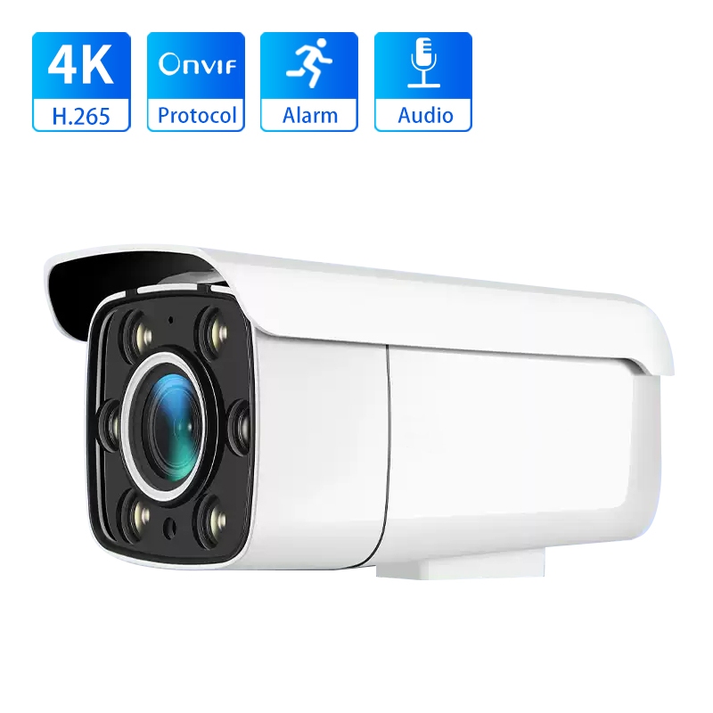 (Night Vision Enhanced）4K 8MP HD 48V POE Network Camera Outdoor ...