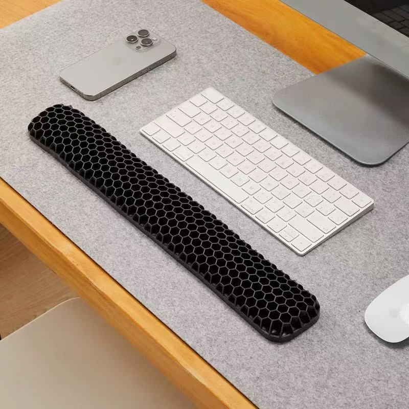 Soft honeycomb silicone Ergonomic high-tech Keyboard Wrist Rest Pad ...