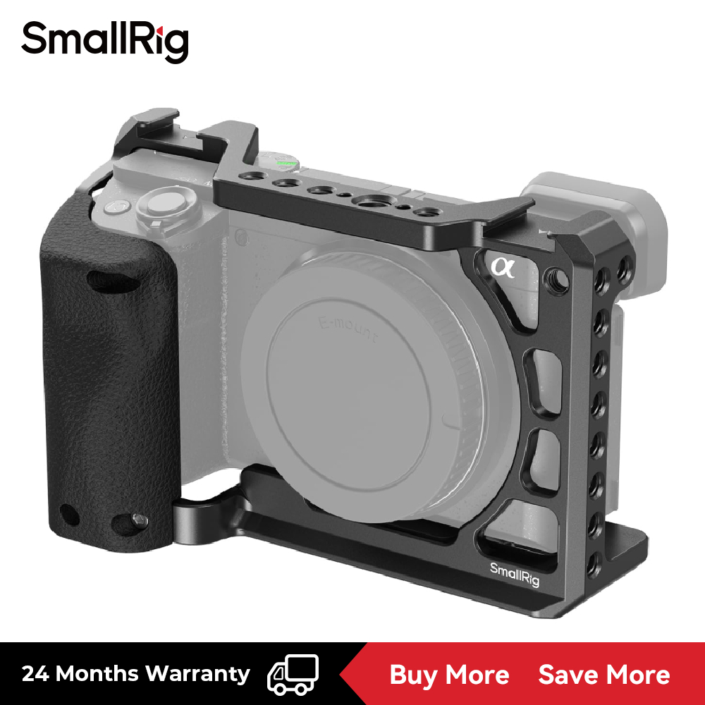 SmallRig 3164 Cage with Silicone Handle for Sony A6100/A6300/A6400