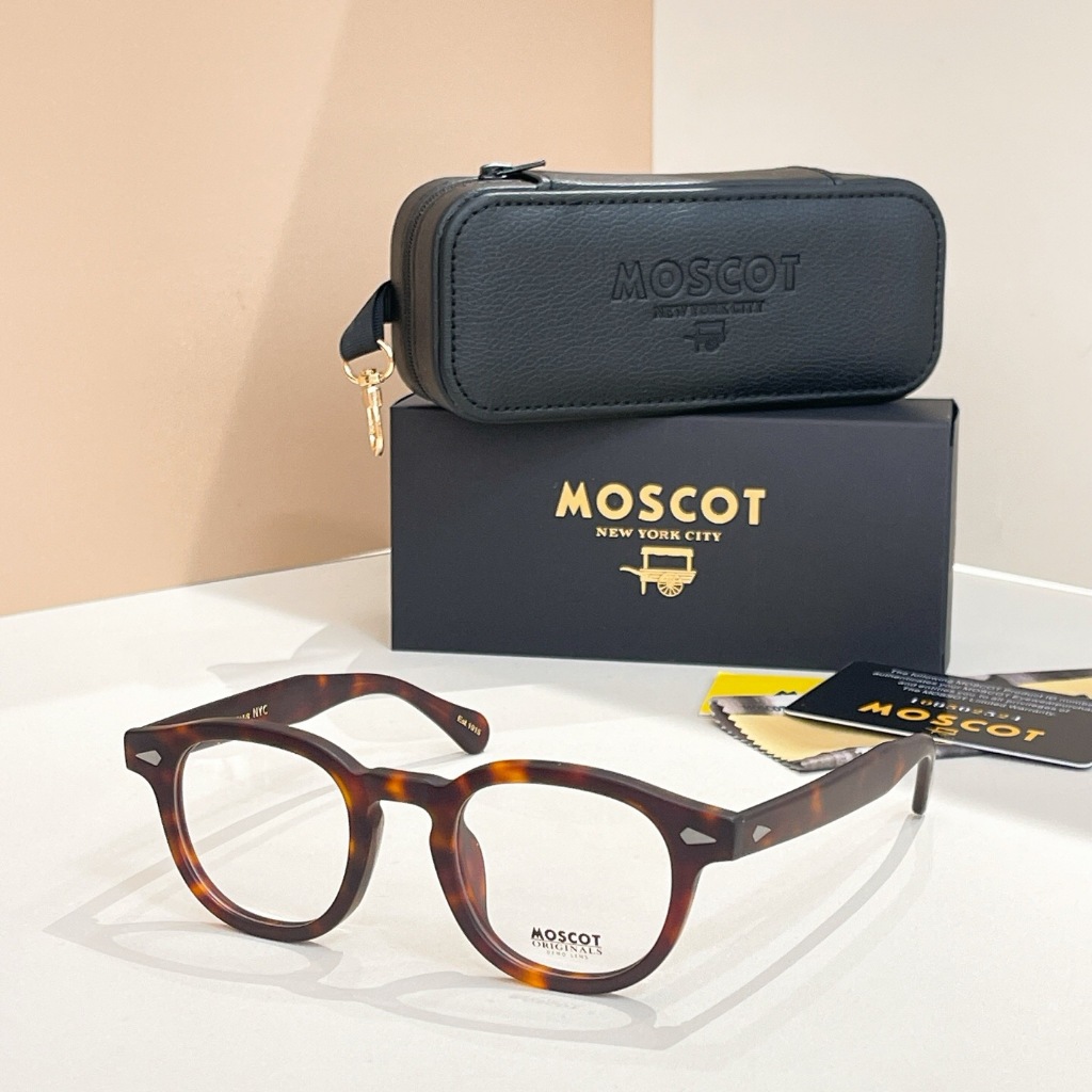 [High Quality] MOSCOT Glasses LEMTOSH-46mm Retro Round Fashion Glasses ...
