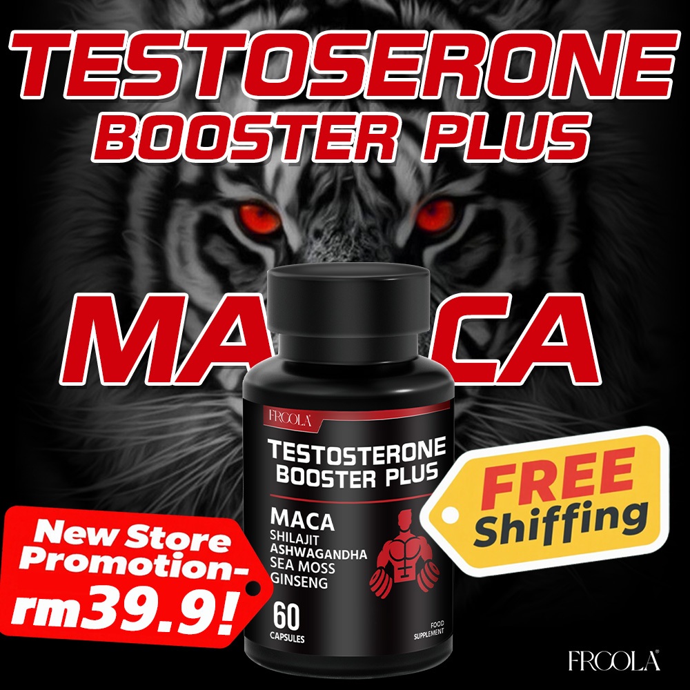 Frcola【Testosterone Booster】MACA Muscle Builder · Energy Boost · Lelaki ...
