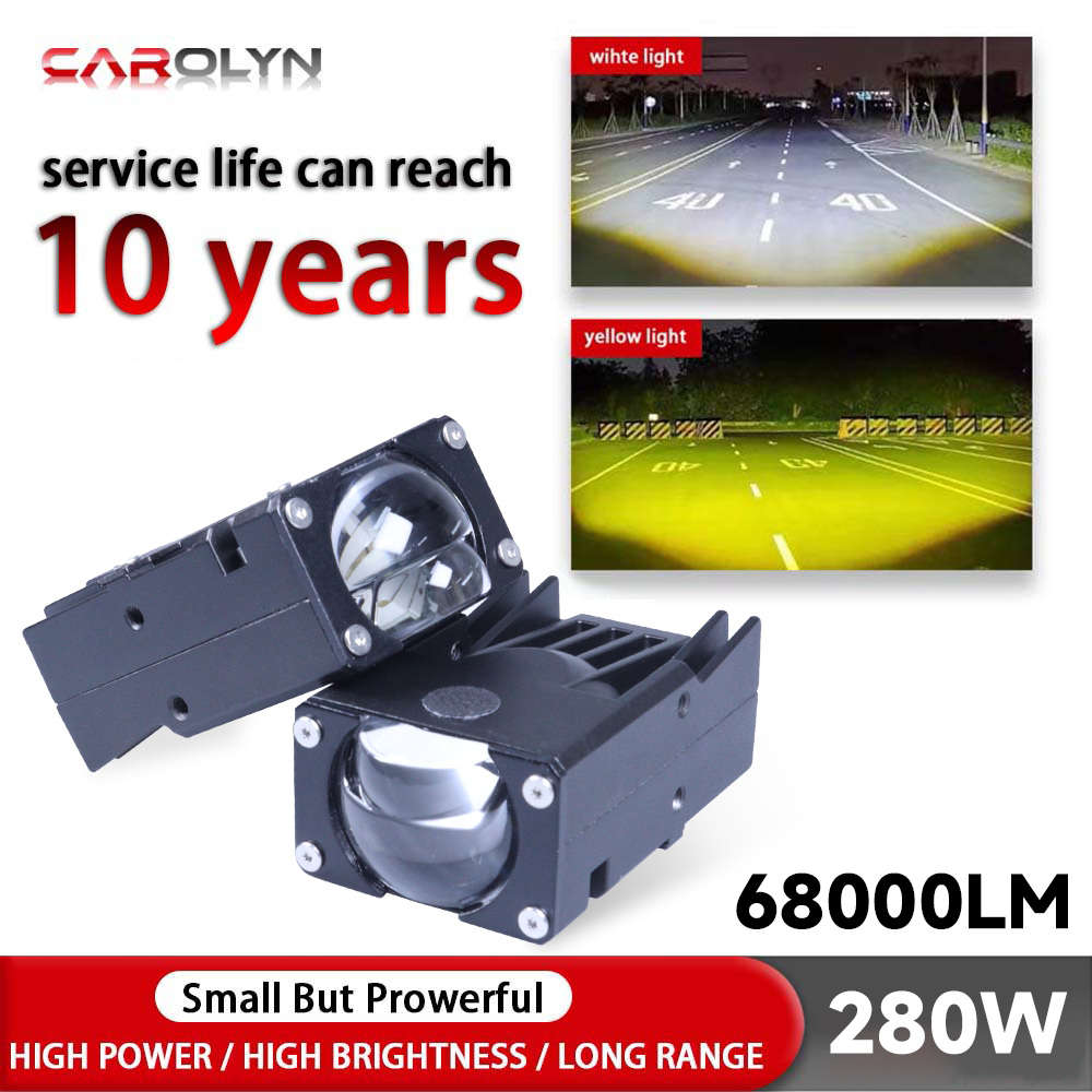 2PC 280W Grile LED Light Pods Car Front Headlight Motorcycle ATV UTV ...