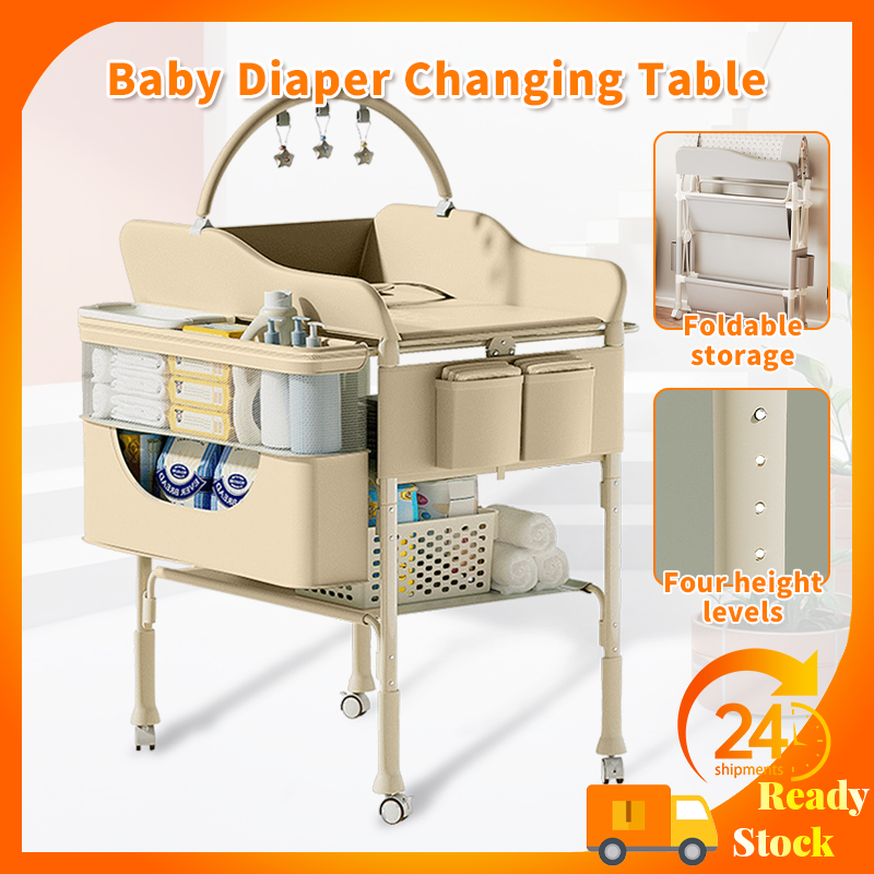 【Ready Stock】Folding Baby Care Table 0-3 Years Old Care Diaper Nursing ...