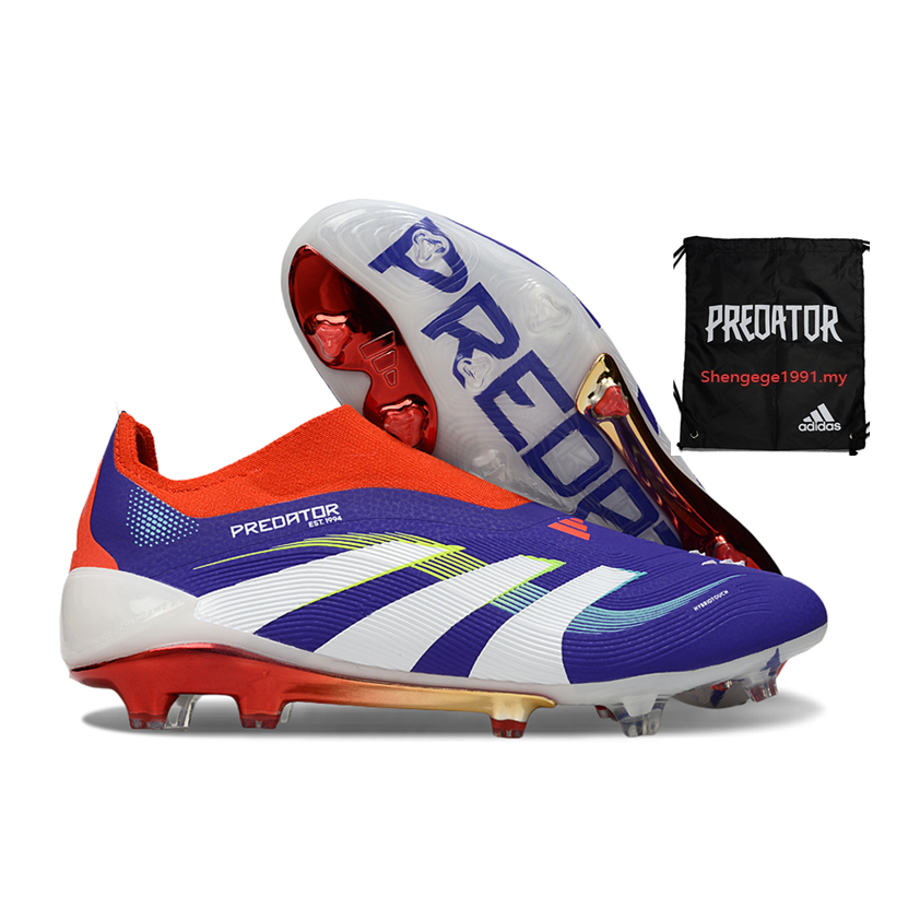 PREDATOR ACCURACY+ FG BOOTS Blue White size：35-45 Men's Shoes Women's ...
