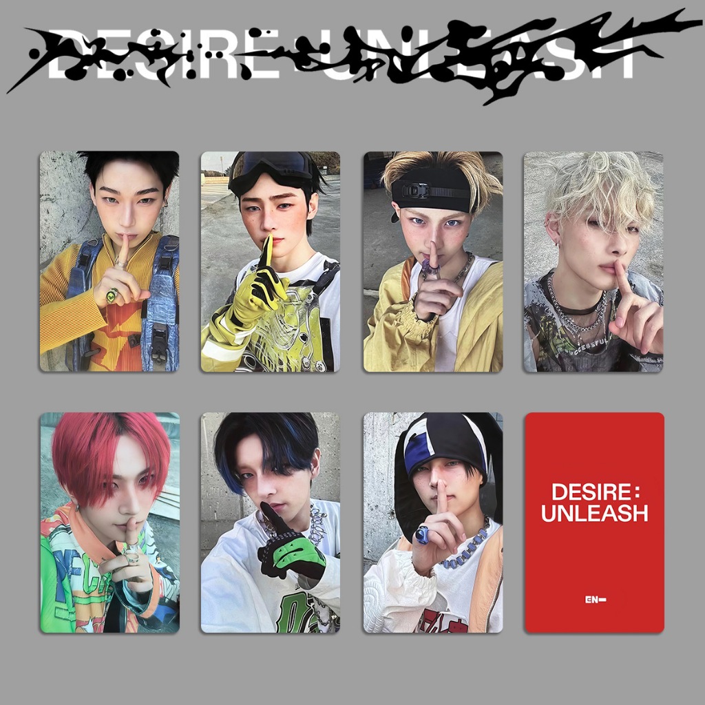 ENHYPEN DESIRE UNLEASH Album Merchandise Photocard Random Card