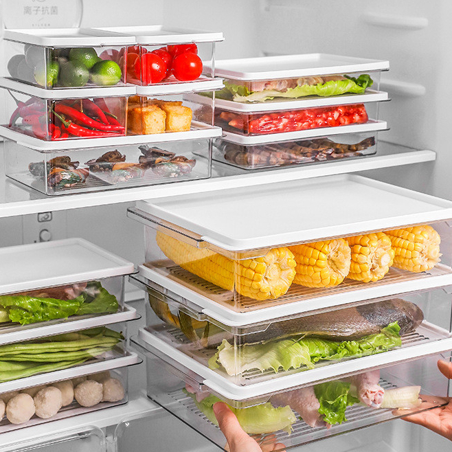 Freezer Storage Box -20℃ BPA-Free Modular Container for Food Storage ...