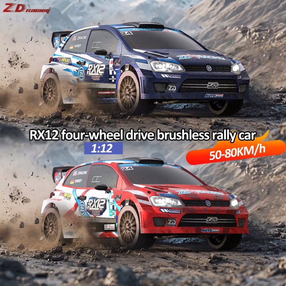 【NEW】ZD Racing RC Car 1:12 Scale RX12 Brushless Car 70KM/H High Speed ...