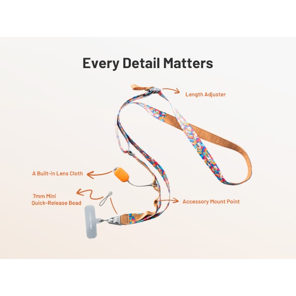 Pgytech LinkGo Phone Strap Webbing - Modern Art