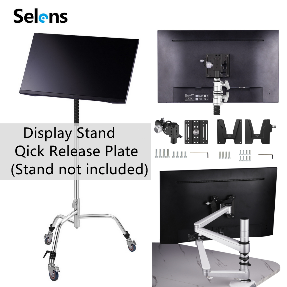 Selens Professional Monitor Stand Display Holder Qick Release Plate ...