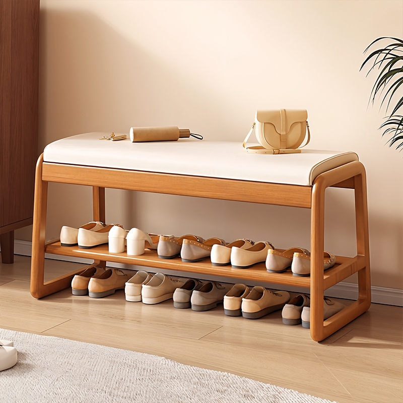 【ACC】Shoe Rack With Bench Rak Kasut Shoe Changing Bench Shoe Rack With ...
