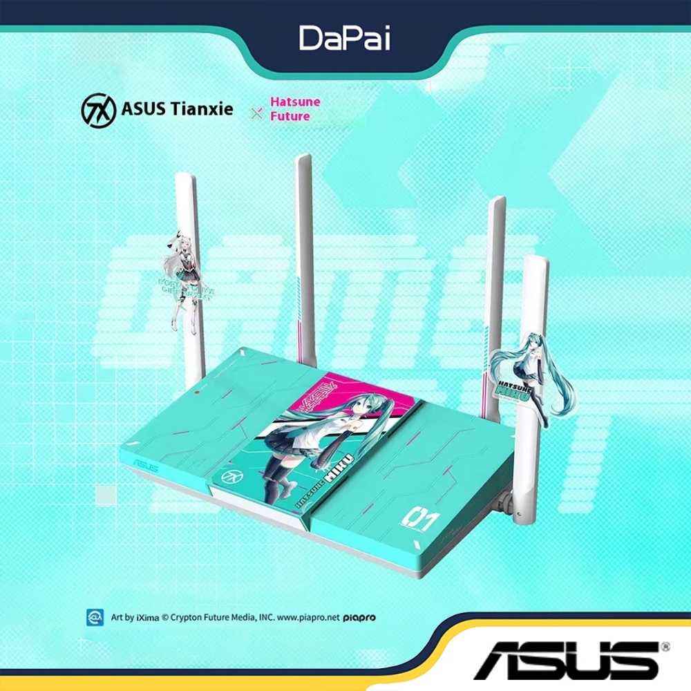ASUS ゲーミングルーター RT-BE57 初音ミク　初音未来 ASUS ゲーミングルーター RT-BE57 初音ミク 初音未来