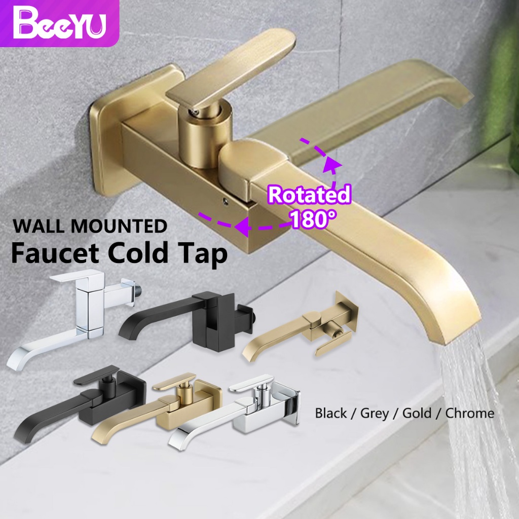 Balcony Mop Faucet Pool Single Cold Water Faucet Basin Sink Cold Wall ...