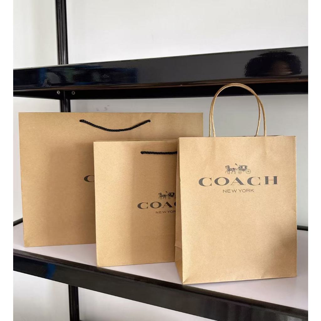 Coach paper bag gift bag in 3 sizes | Shopee Malaysia