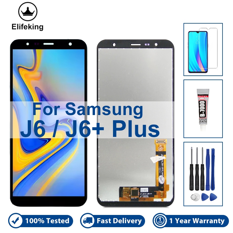 LCD Display For Samsung Galaxy J6 J600 J6+ J610 Plus SM-J610G/DS J600F ...
