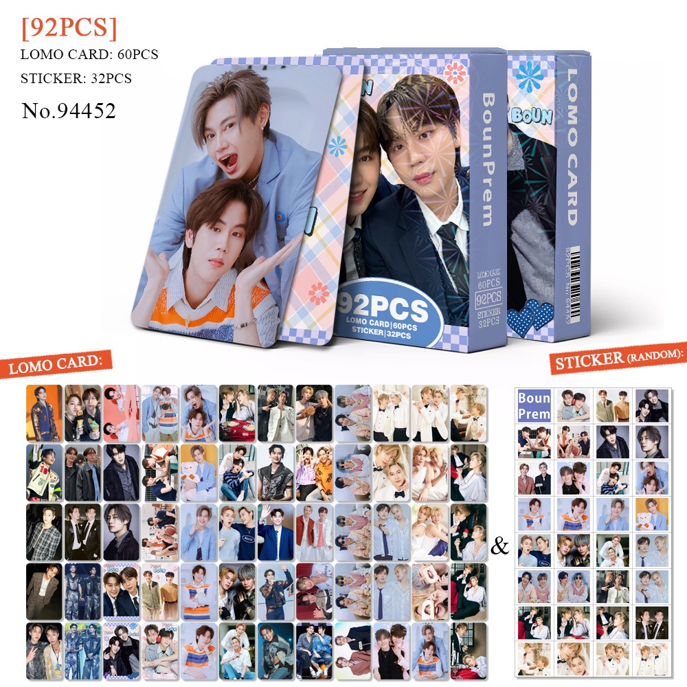 92-124pcs Thai Star GMMTV ATLAS ENGLOT Lomo Cards Pondphuwin LINGORM ...