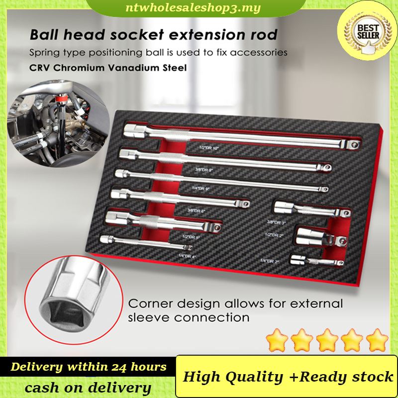 【Local delivery+COD】Wobble Extension Set Socket Extensions Set Ratchet ...