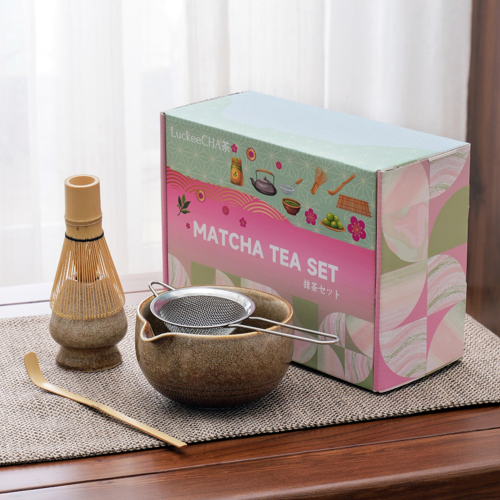 Matcha Whisk Set Japanese Tea Set Matcha Tea Ceremony Premium Kit Set ...