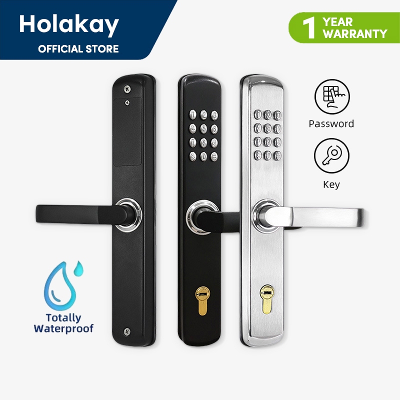 Outdoor Combination Door Lock Code And Key 100% Waterproof Fireproof ...