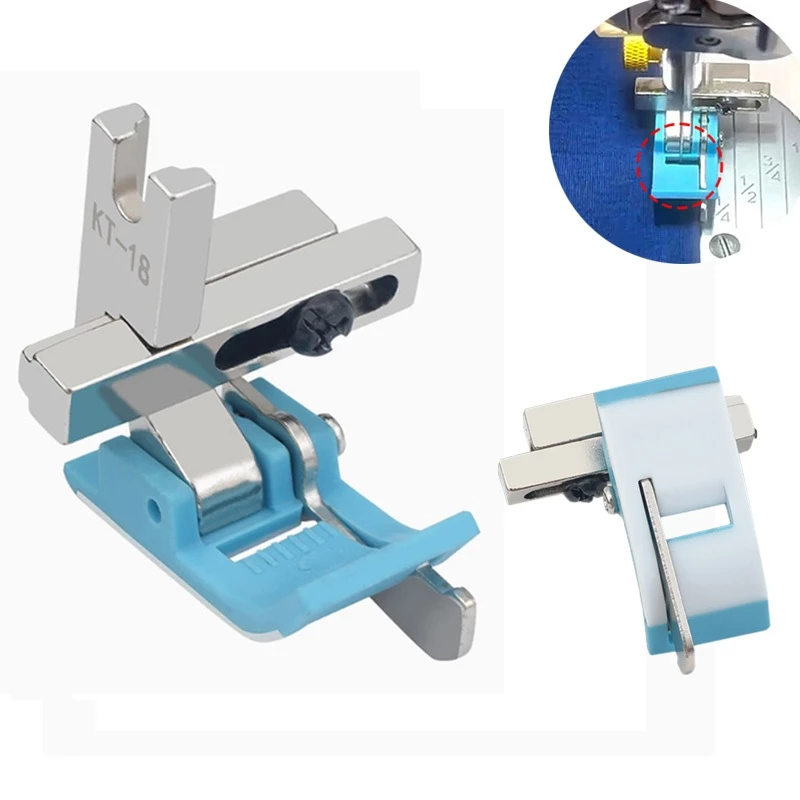 Adjustable Edge Guide Presser Foot KT-18 1-8mm for Industrial Sewing Machine