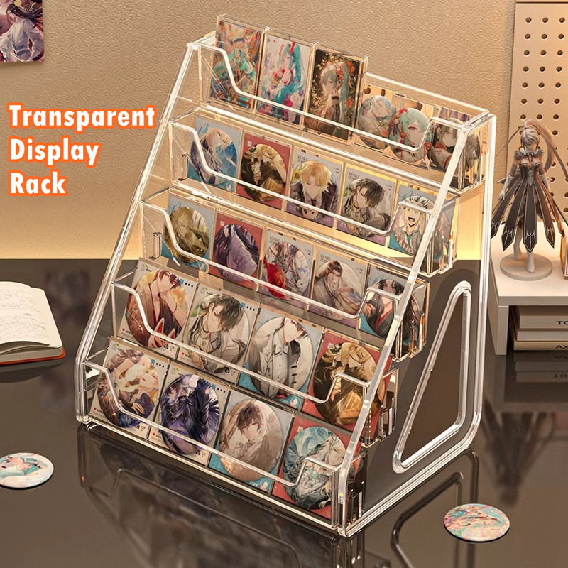Anime badge storage rack Brooch Collection Display Shelf Transparent ...