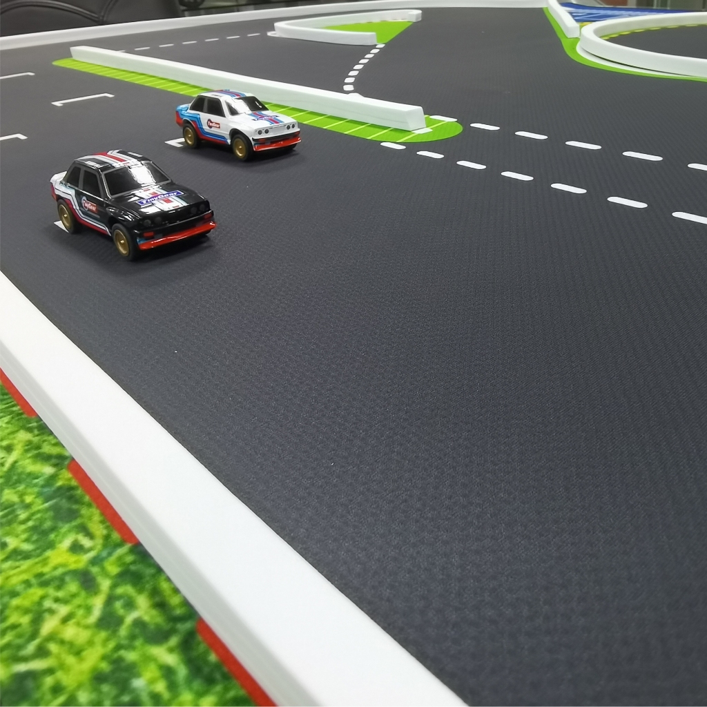HSP-TinyGear 1420x900mm Race Runway Track Rubber Mat For 1/64 1/76 RC ...
