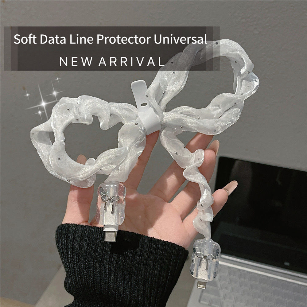 1 Set 1.4M ins style Cable Protector Wire Protector Compatible for iP ...