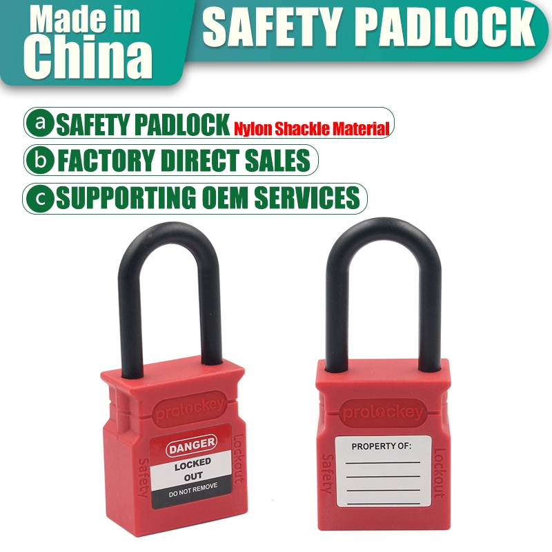 Bead Type Nylon PA66 Lock Beam Insulation Safety Padlock LOTO Lock ...