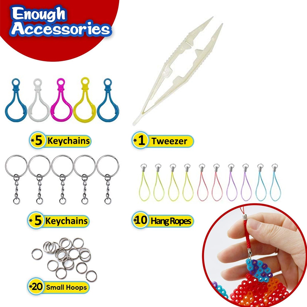 40 PCS Set Metal Keychain / Plastic Bulb Shape Buckle / Hand Phone ...