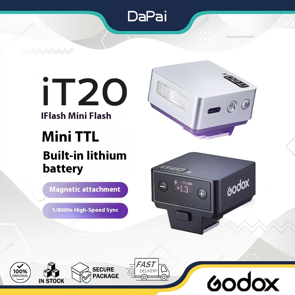 Godox iT22 TTL Mini Blitz für Olympus/Panasonic silber