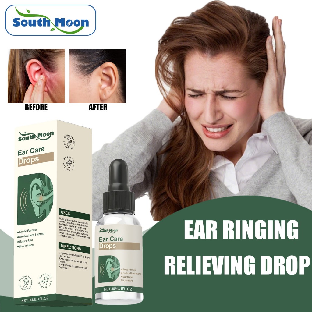 South Moon Tinnidrop Tinnitus Relief Drop , Ear Drops, Infection ...