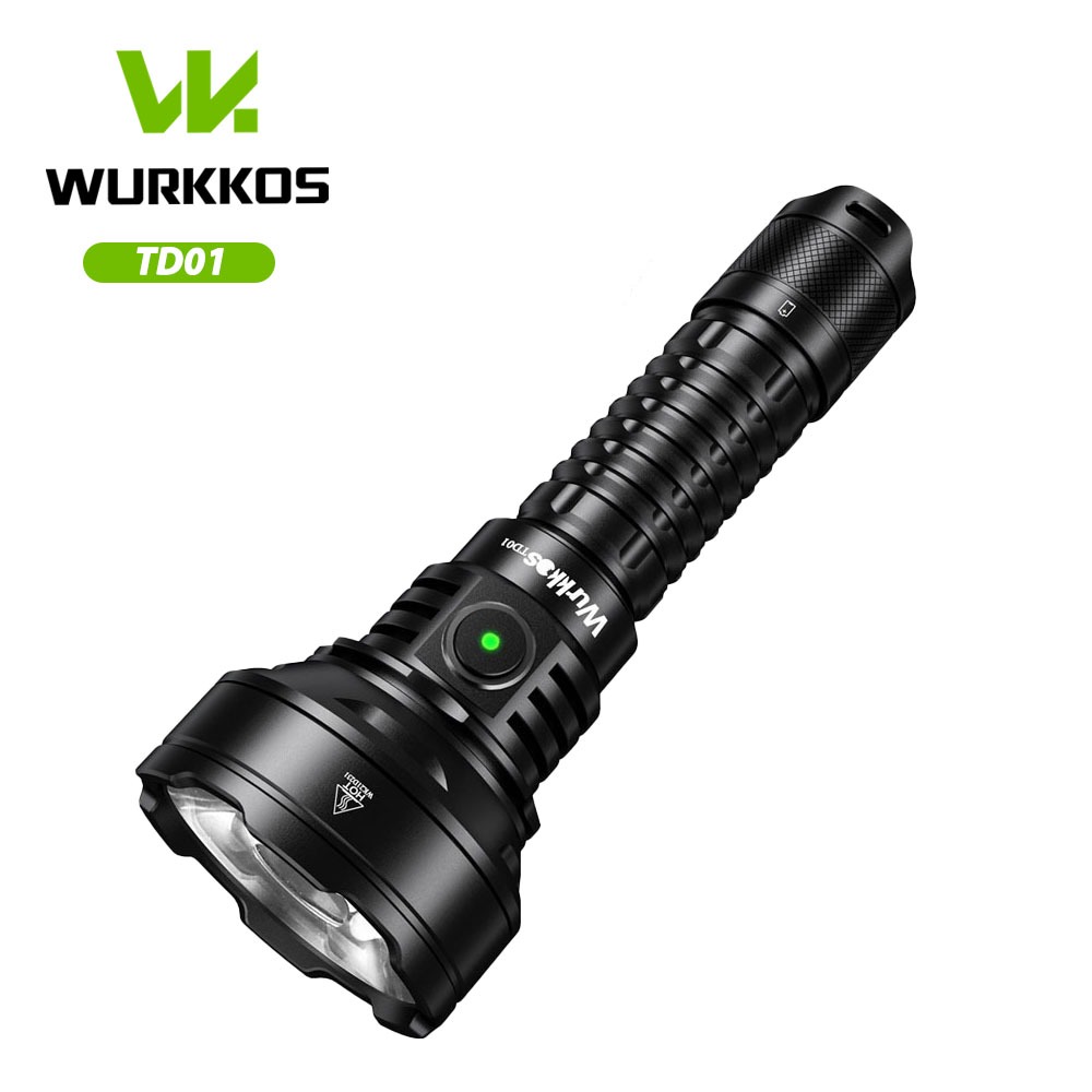 Wurkkos TD01 8 modes 2000LM 1039M Longest Range Side +tail tactical ...