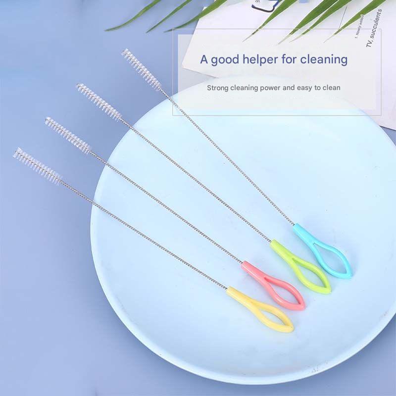 Straw Cleaner Brush Reusable Bendable 360°Cleaning Helper Reusable ...