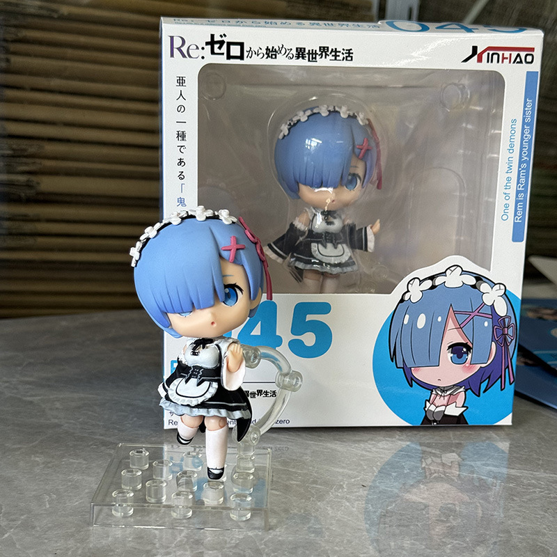 Chibi Rem Figure Re:Zero Style Maid Anime Collectible Statue | Shopee ...